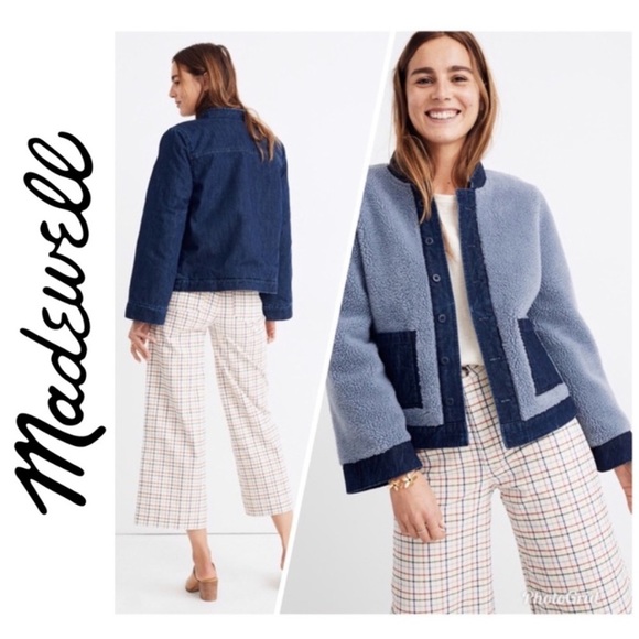 Madewell Reversible Denim Coat Jacket